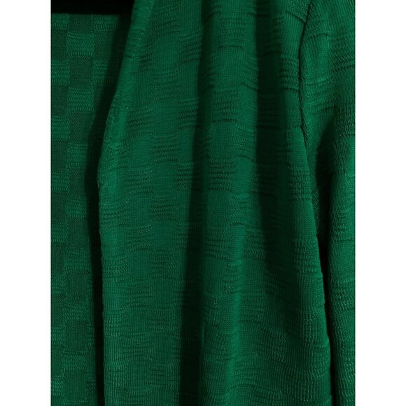 MISOOK Lilly Textured Jacket Open Front Green Size Small - Picture 5 of 10